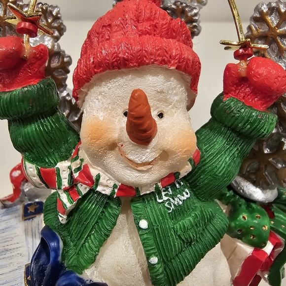 Ambiance Collection Christmas Snowman Let It Snow 5 Piece Spreader Set - Picture 7 of 16